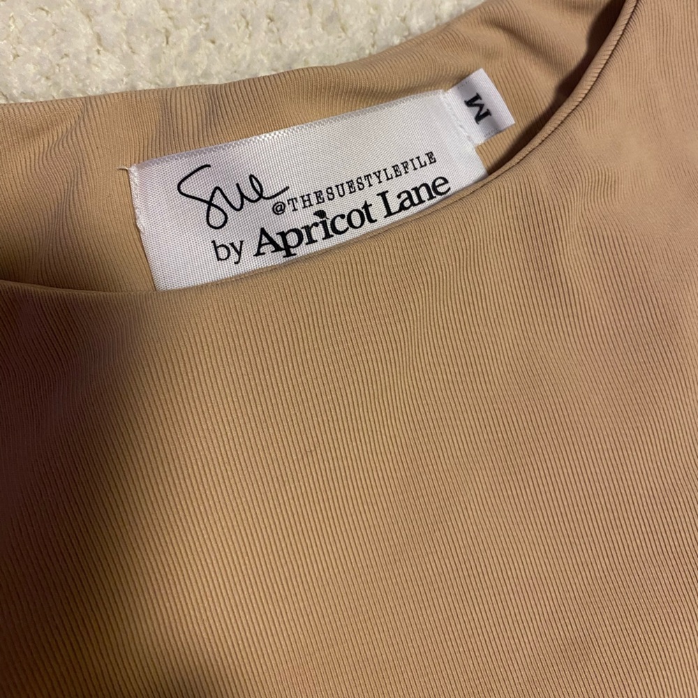 NUDE | ribbed bodysuit size M - Picture 3 of 6